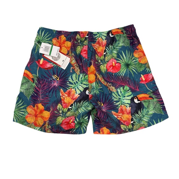 Ring of Fire, toucan floral swim trunks, L (#2) - Picture 2 of 5